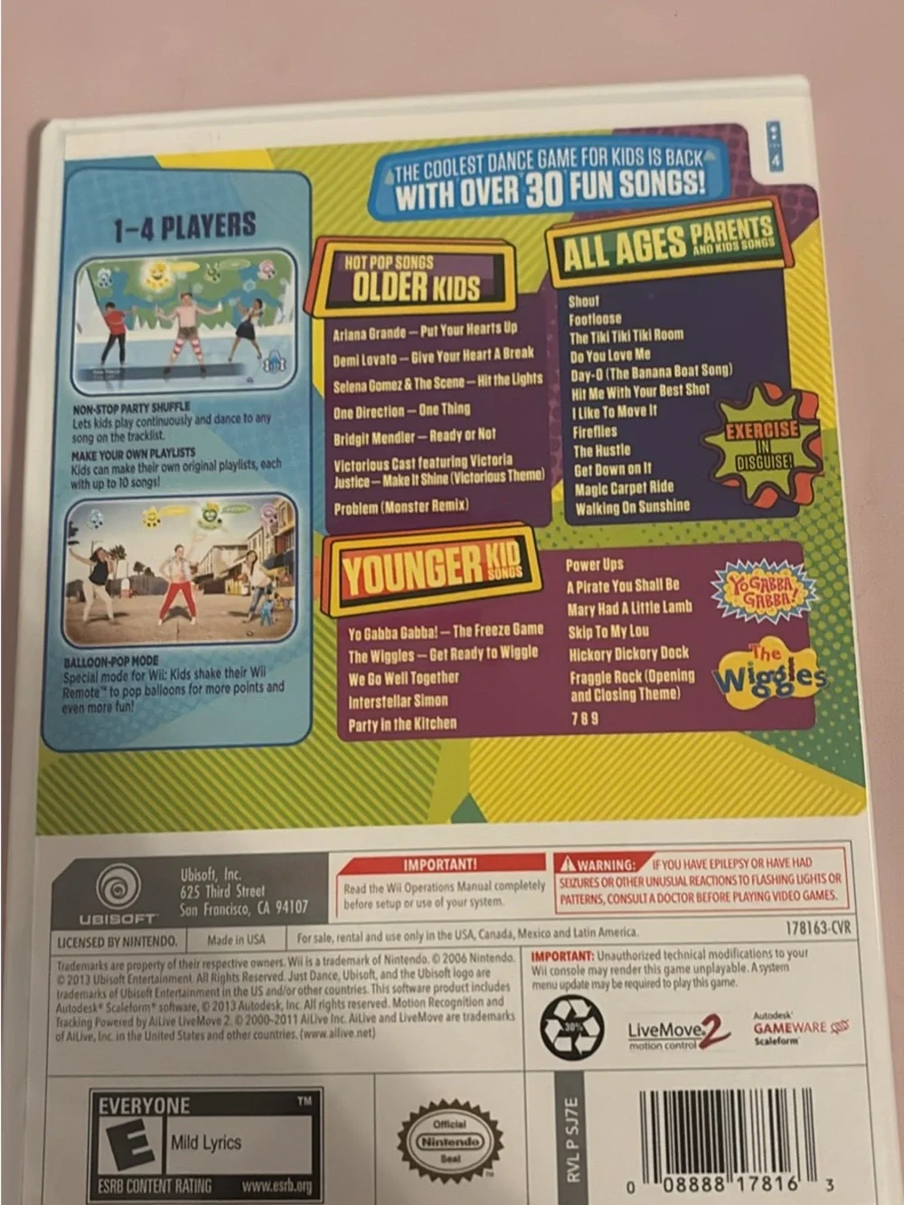 Just Dance Kids 2014 - Colorful Kids Dance Game (White)